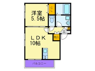 プランドールE棟の物件間取画像